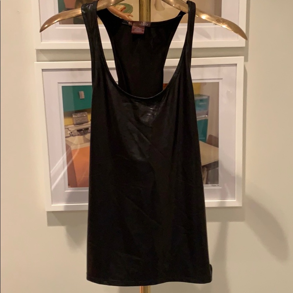 Pho leather razor back tank